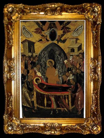 framed  Andreas Ritzos The Dormition of the Virgin, ta009-2